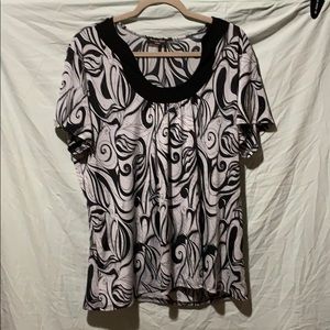 Brittany Black blouse 3x